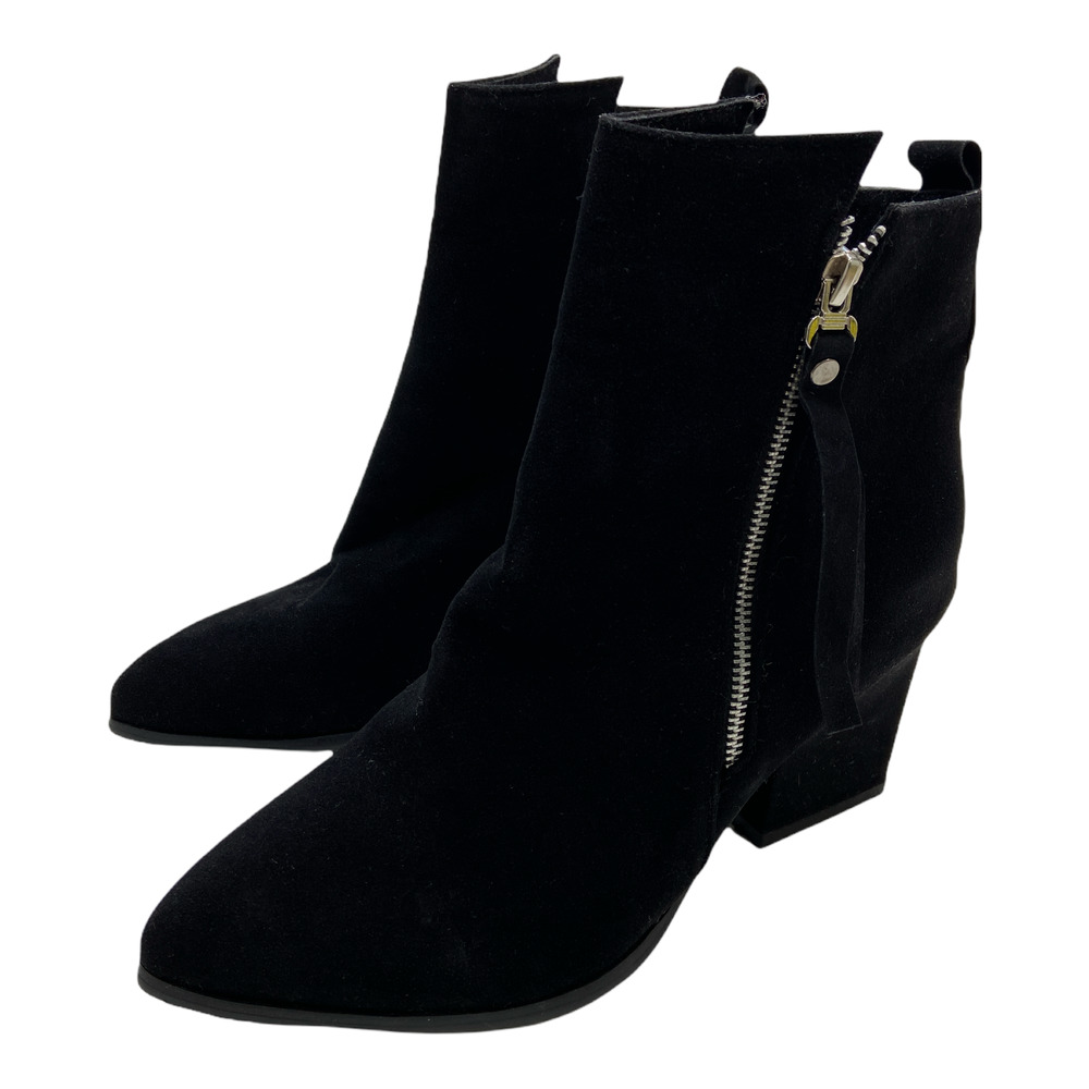 Zulily Faux Suede Pointed Toe Bootie Sz9